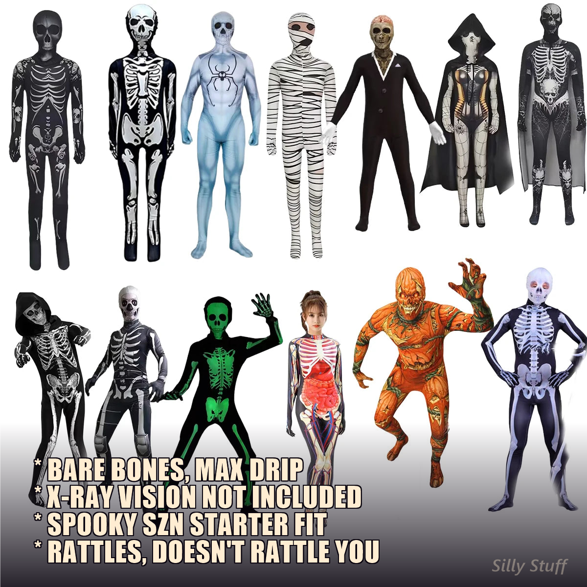Skeleton Bodysuit Costume