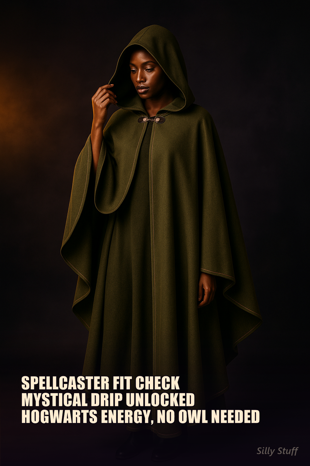 Hooded Wizard Cloak