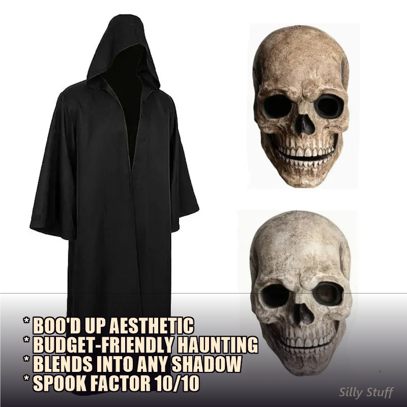 Hooded Ghost Robe Costume