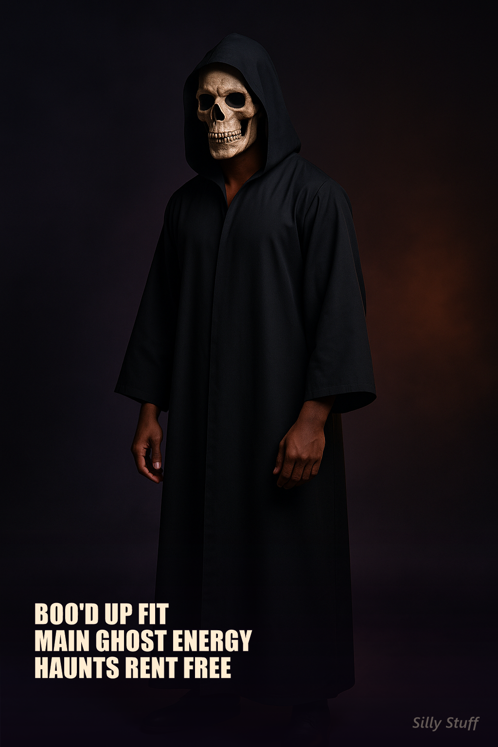 Hooded Ghost Robe Costume
