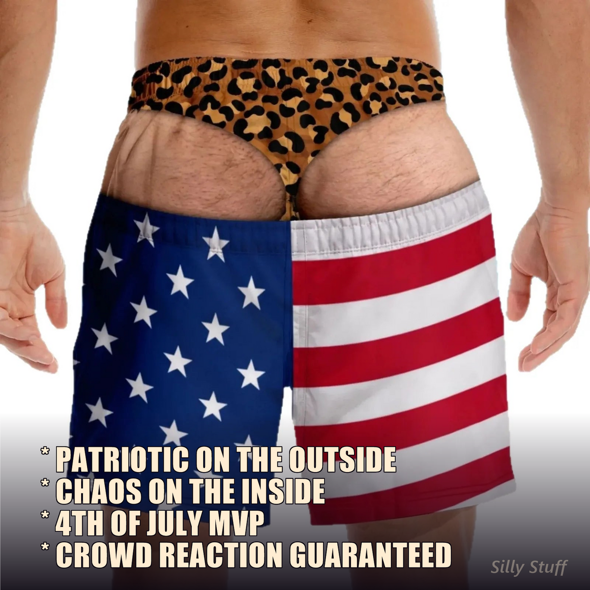 USA Flag Prank Trunks